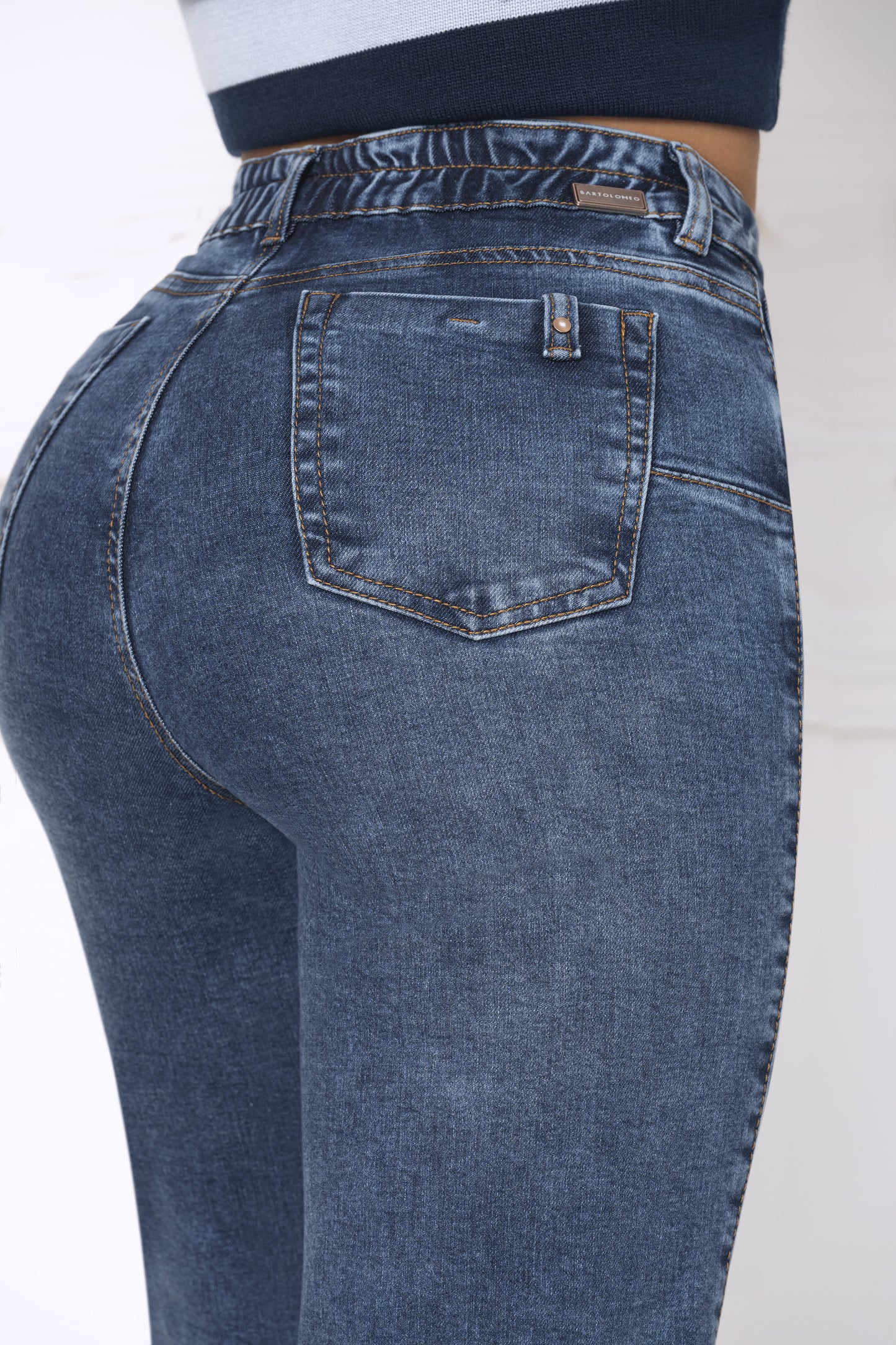 Jean Indigo Licrado Wide Leg Ref 2155