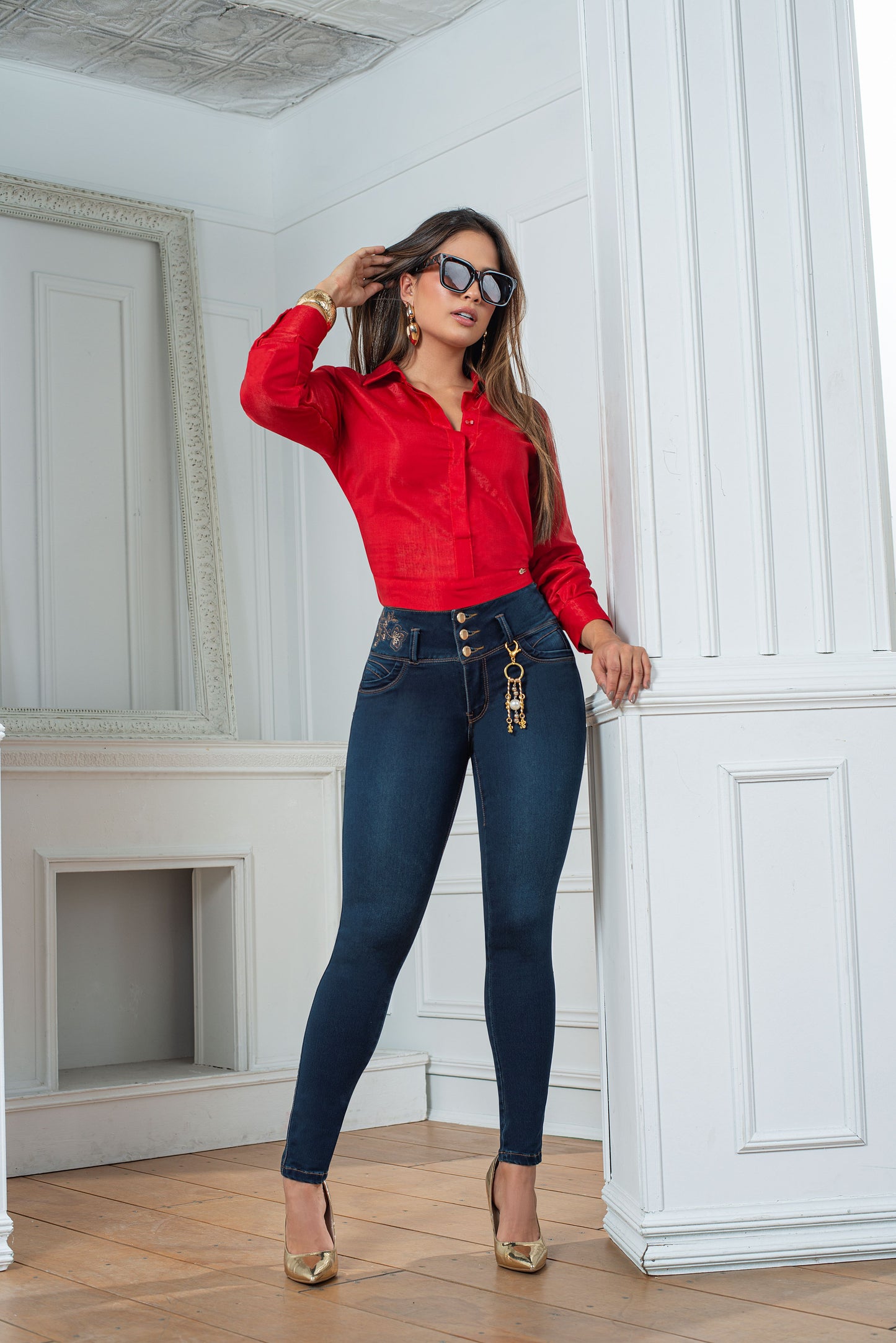 Control Abdomen-Piel de Durazno-Bota Tubo Ref 1875