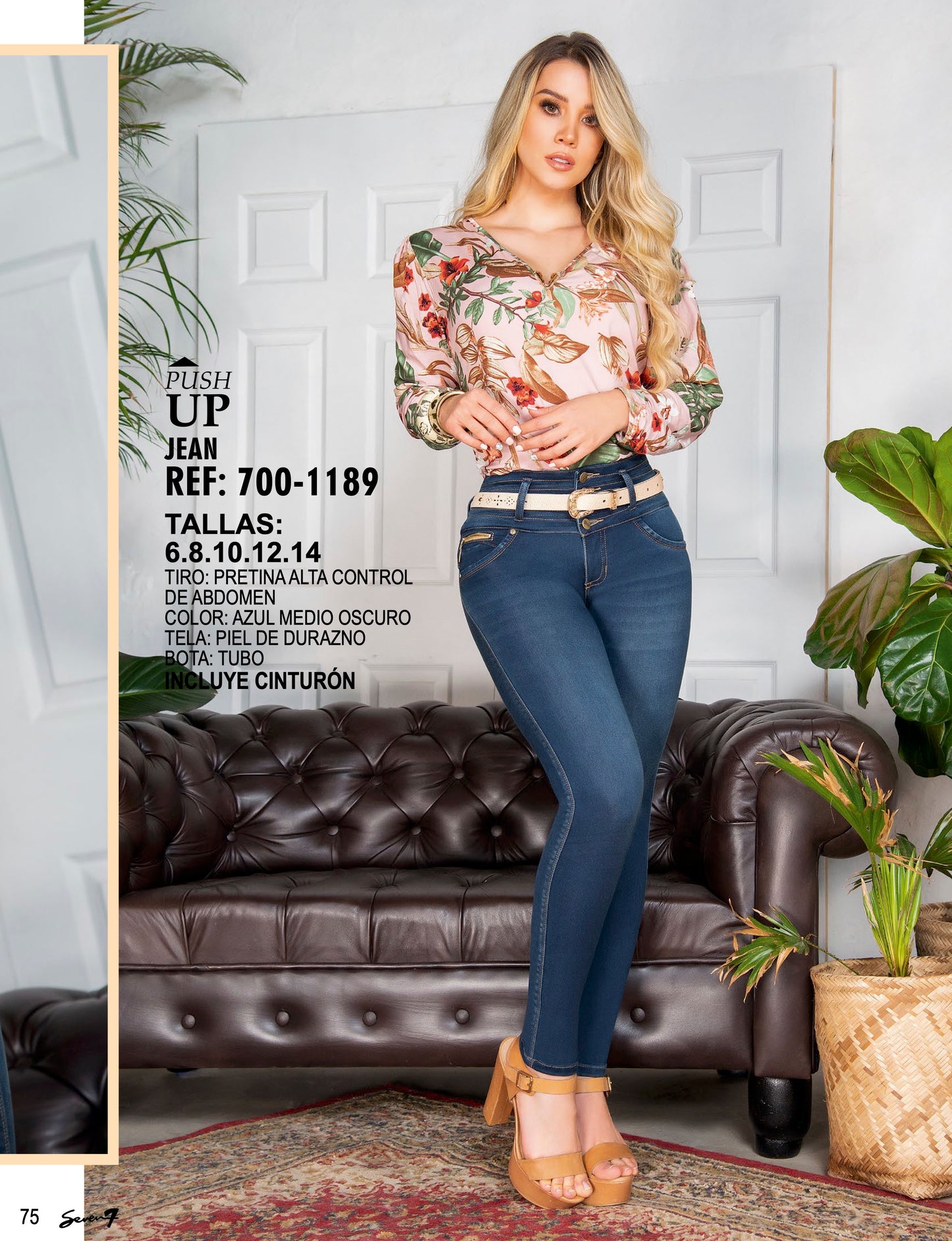 Jean Push Up Seven7 Ref 1189