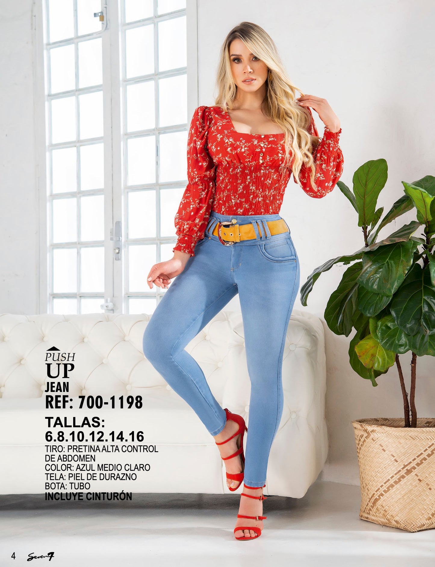 Jean Push Up Seven7 Ref 1198