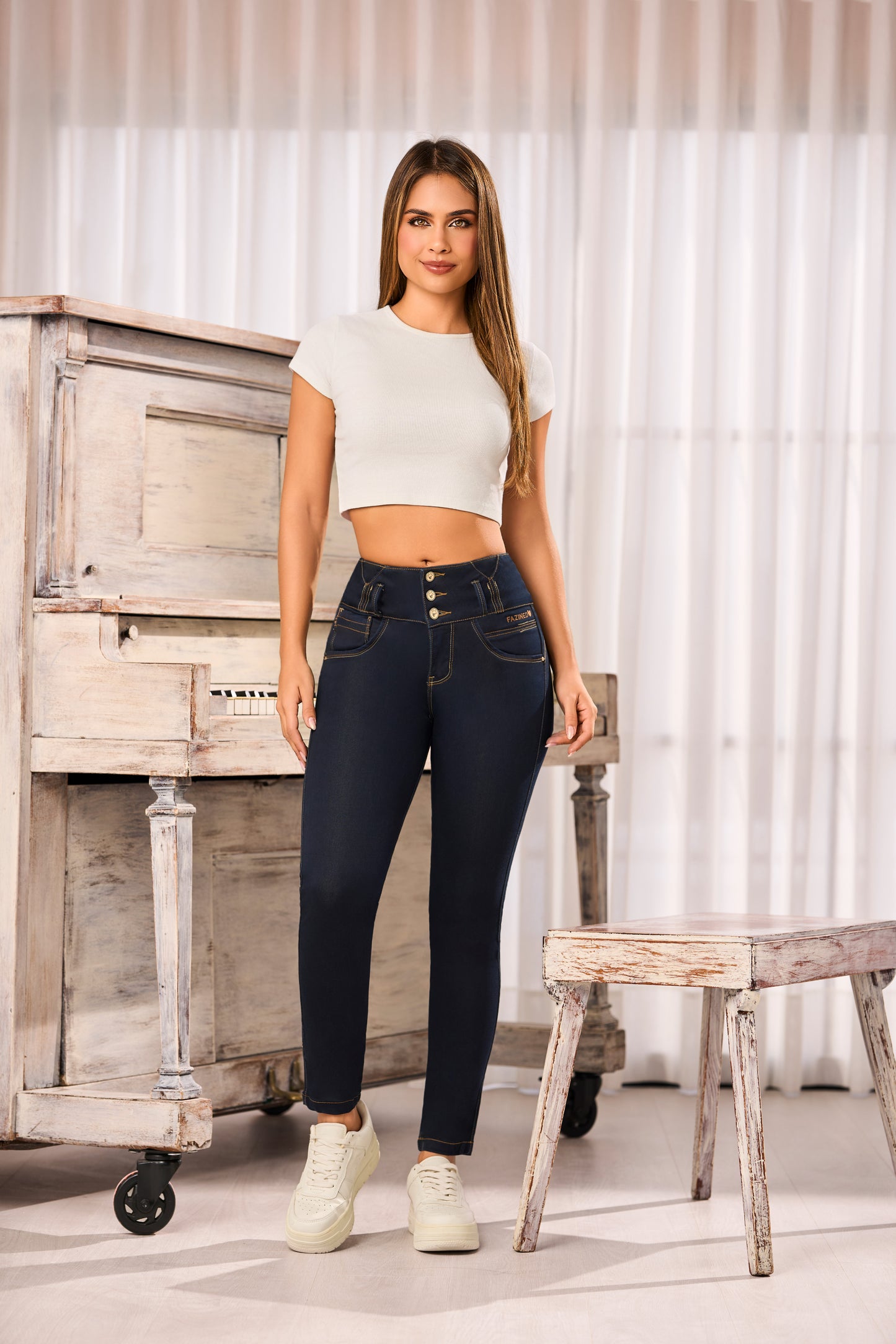 Jeans Dama Fazined Ref 1896