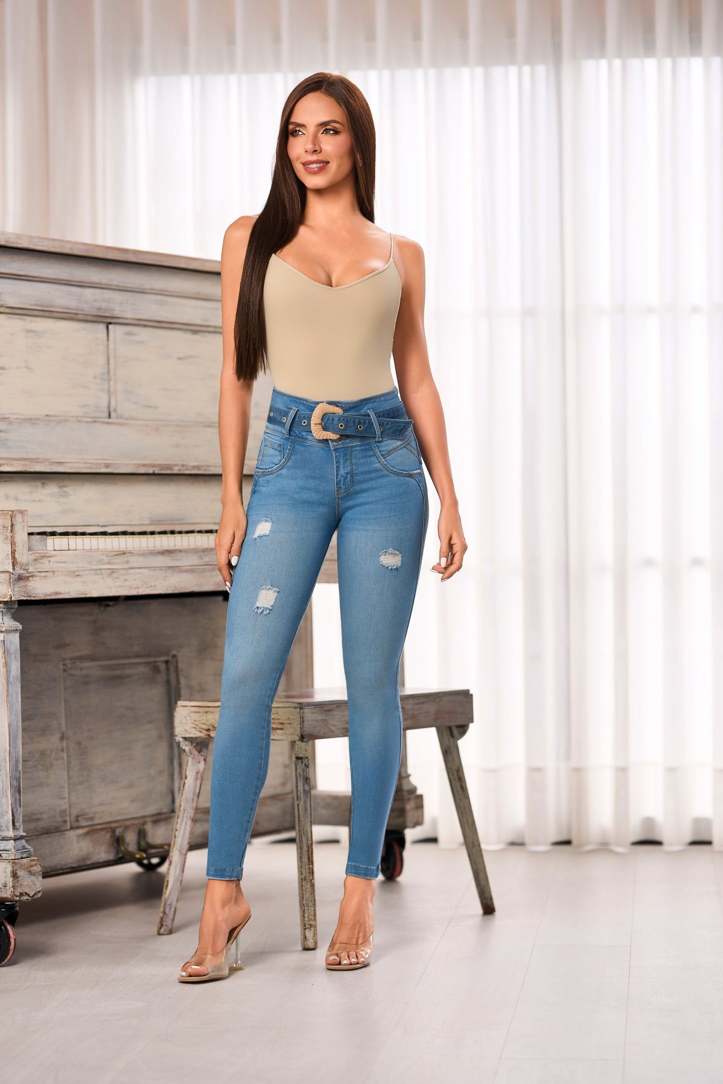 Jeans Dama Fazined Ref 1900