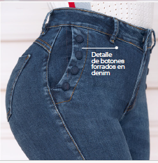 Jean  Indigo Licrado Flare unidades limitadas Ref 2144